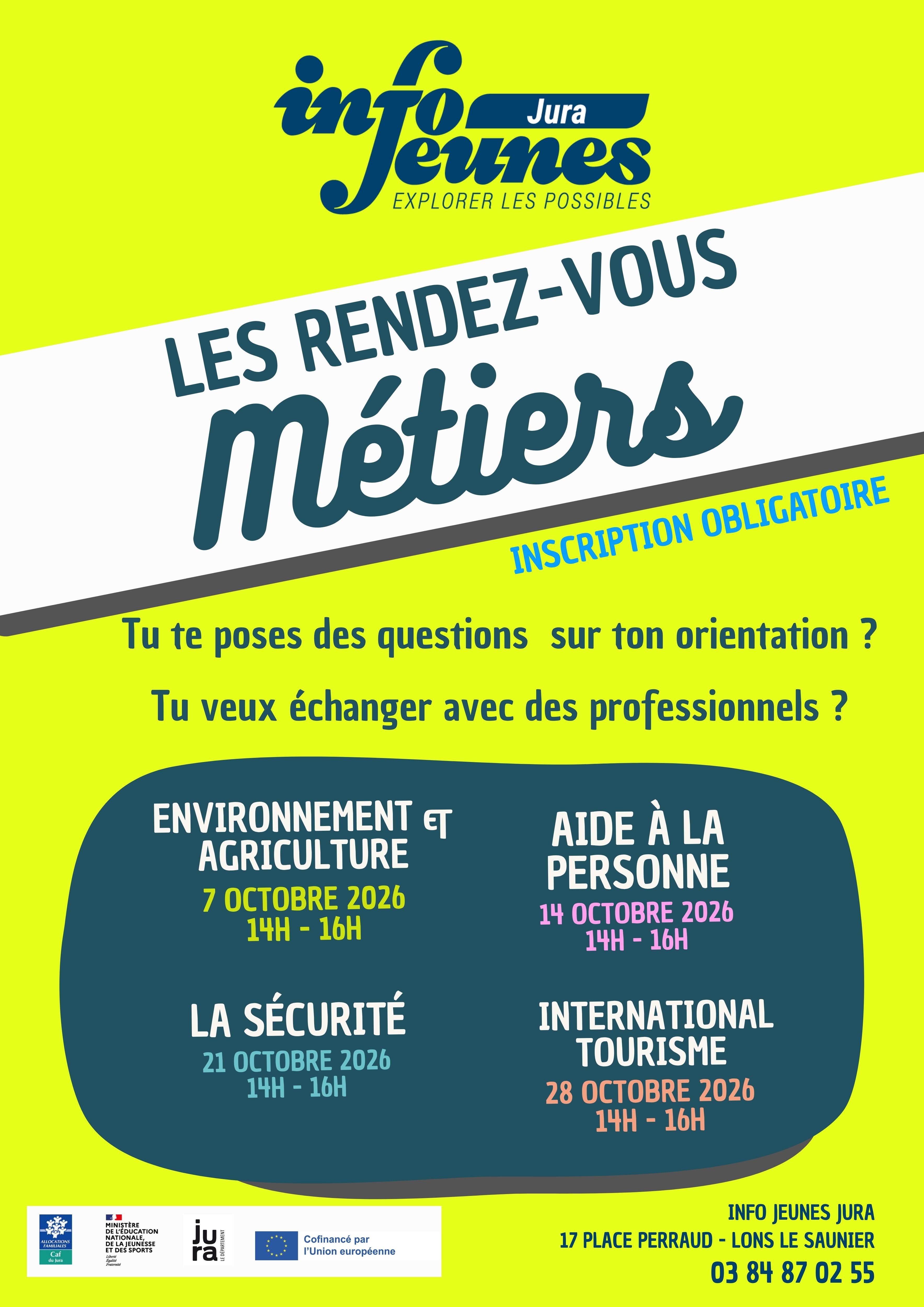 Les RDV métiers Lons le Saunier